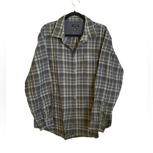 𝅺Van Heusen Plaid Button Down Pocket Casua Shirt Men's/ Size XL (17-17.5)